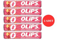 Olips Şeftali Frambuaz ve Mentol Aromalı Bonbon Şekerleme 28 g (5 ADET)