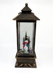 Kardan Adam Işıklı ve Müzikli Kar Küresi