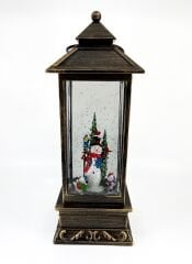 Kardan Adam Işıklı ve Müzikli Kar Küresi