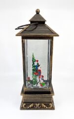 Kardan Adam Işıklı ve Müzikli Kar Küresi