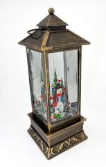 Kardan Adam Işıklı ve Müzikli Kar Küresi