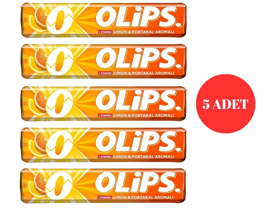 Olips Limon Portakal Aromalı Bonbon Şekerleme 28 g (5 ADET)
