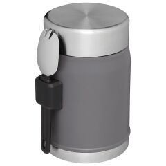 Stanley Klasik Paslanmaz Çelik Yemek Termosu Kaşıklı 0,40 LT - Charcoal