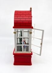 Işıklı ve Müzikli Kar Küresi - Kardan Adam Ailesi Açılır Pencereli Tasarım