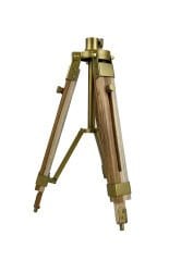 Premium Dekoratif Ayaklı Dünya Küresi - Ahşap/Gold Vintage Tasarım - 50 cm