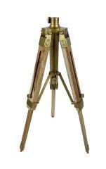 Premium Dekoratif Ayaklı Dünya Küresi - Ahşap/Gold Vintage Tasarım - 50 cm