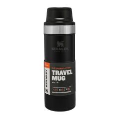 Stanley 0.47L Classic Trigger-Action Travel Mug - Matte Black