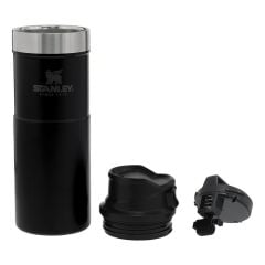 Stanley 0.47L Classic Trigger-Action Travel Mug - Matte Black