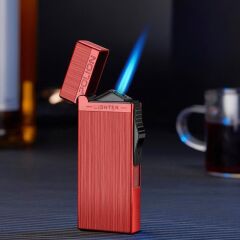 Tek Tourch Metal Çakmak Kırmızı Sert Keçe