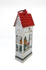 Işıklı ve Müzikli Kar Küresi - Noel Baba ve Geyikleri