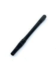 El Yapımı Uzun Slim Ahşap Ağızlık 5 mm - Siyah