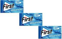 First Sensations Nane Aromalı Şekersiz Tatlandırıcılı Sakız 3'lü Paket