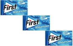 First Sensations Nane Aromalı Şekersiz Tatlandırıcılı Sakız 3'lü Paket