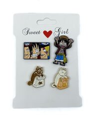 Kamp Çantası - Sırt Çantası - Terlik Süsü Charm Terlik 4'lü Jibbitz Aksesuar Model 5