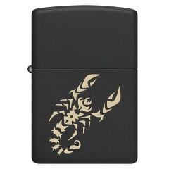 Zippo Scorpio - Akrep Black Matte Dizayn Çakmak