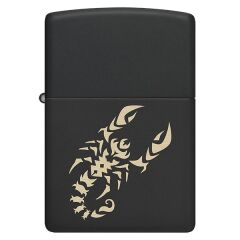 Zippo Scorpio - Akrep Black Matte Dizayn Çakmak