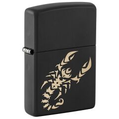 Zippo Scorpio - Akrep Black Matte Dizayn Çakmak