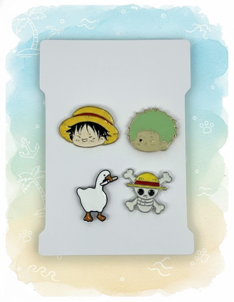 Kamp Çantası - Sırt Çantası - Terlik Süsü Charm Terlik 4'lü Jibbitz Aksesuar Model 4