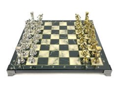 Antik Pers Metal Zamak Satranç Seti