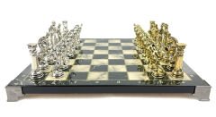 Antik Pers Metal Zamak Satranç Seti