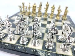 Antik Pers Metal Zamak Satranç Seti