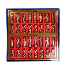 Antik Pers Metal Zamak Satranç Seti