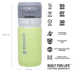 Stanley The Quick Flip Paslanmaz Çelik Termos Bardak 0.47 LT - Citron