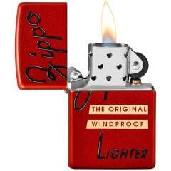 Zippo Red Box Top Dizayn Çakmak