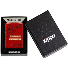 Zippo Red Box Top Dizayn Çakmak