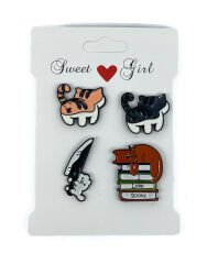 Kamp Çantası - Sırt Çantası - Terlik Süsü Charm Terlik 4'lü Jibbitz Aksesuar Model 2