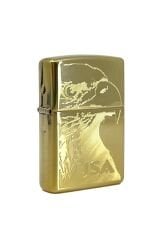 Zippo Amerikan Kartalı High Polish Brass Dizayn Çakmak