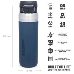 Stanley The Quick Flip Paslanmaz Çelik Termos Bardak 0.70 LT - Abyss