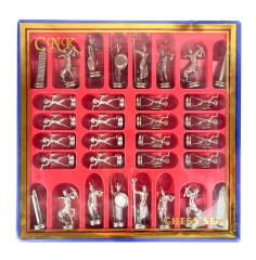 Mitolojik Kahramanlar Metal Zamak Satranç Seti