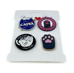 Kamp Çantası - Sırt Çantası - Terlik Süsü Charm Terlik 4'lü Jibbitz Aksesuar Model 10