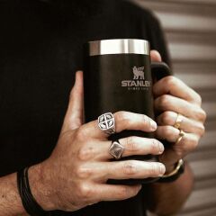 Stanley Adventure Vakumlu Kuplu Bardak 0,70 Lt - Matte Black Pebble