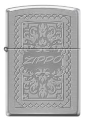Zippo Ornamental Brushed Chrome Dizayn Çakmak