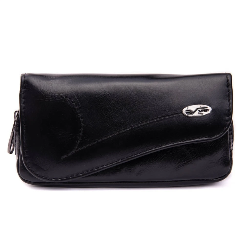 Şahin Siyah Deri Pipo Çantası 101851