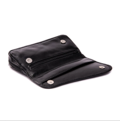 Şahin Siyah Deri Pipo Çantası 101851