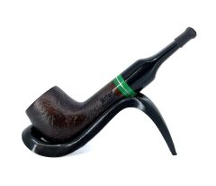Pipsan İşlemeli El Yapımı Gül Kökü (Briar) Mini Pipo 9mm Filtreli - Model No: 12