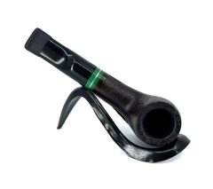 Pipsan İşlemeli El Yapımı Gül Kökü (Briar) Mini Pipo 9mm Filtreli - Model No: 12