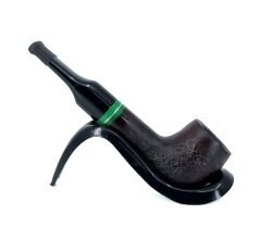 Pipsan İşlemeli El Yapımı Gül Kökü (Briar) Mini Pipo 9mm Filtreli - Model No: 12