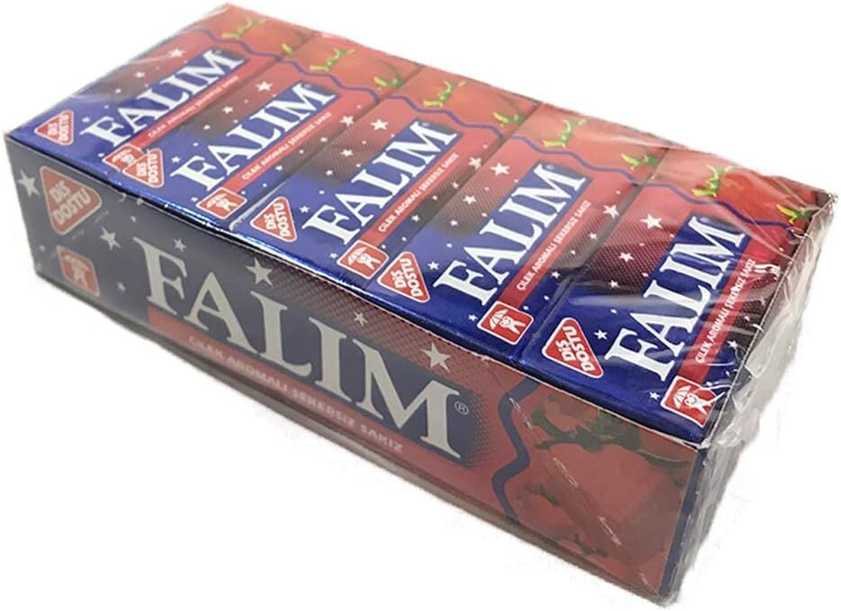 Falım Çilek Aromalı Şekersiz Sakız 7 g (20 ADET)