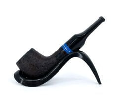 Pipsan İşlemeli El Yapımı Gül Kökü (Briar) Mini Pipo 9mm Filtreli - Model No: 7