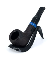 Pipsan İşlemeli El Yapımı Gül Kökü (Briar) Mini Pipo 9mm Filtreli - Model No: 7