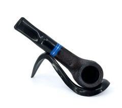 Pipsan İşlemeli El Yapımı Gül Kökü (Briar) Mini Pipo 9mm Filtreli - Model No: 7