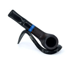 Pipsan İşlemeli El Yapımı Gül Kökü (Briar) Mini Pipo 9mm Filtreli - Model No: 7