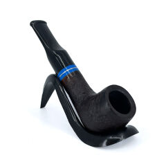 Pipsan İşlemeli El Yapımı Gül Kökü (Briar) Mini Pipo 9mm Filtreli - Model No: 7