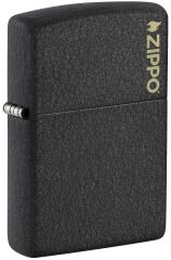 Zippo Logo Brack Crackle Dizayn Çakmak