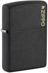 Zippo Logo Brack Crackle Dizayn Çakmak