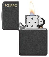 Zippo Logo Brack Crackle Dizayn Çakmak